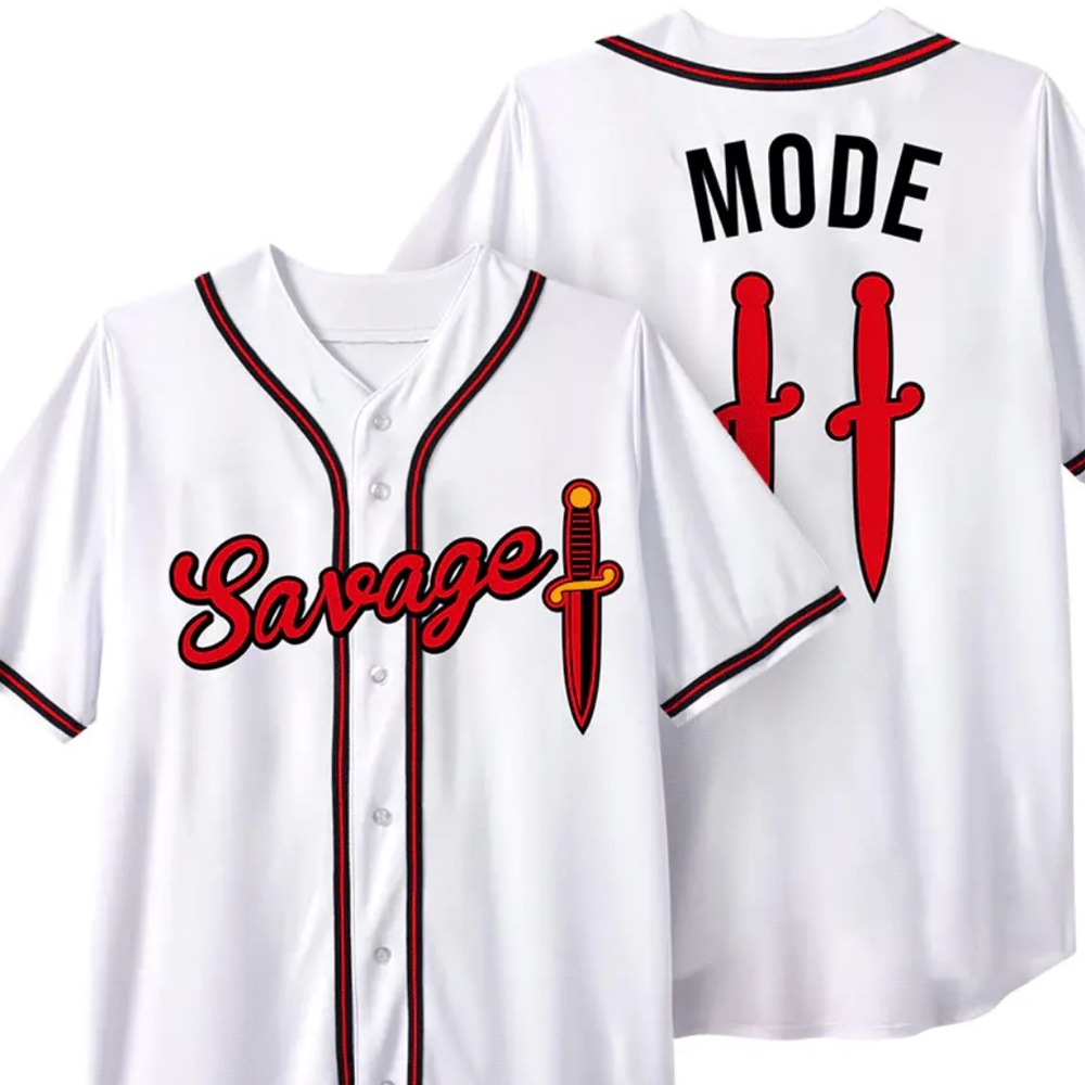 21 Savage, Savage Mode 2 Jersey, Sz M